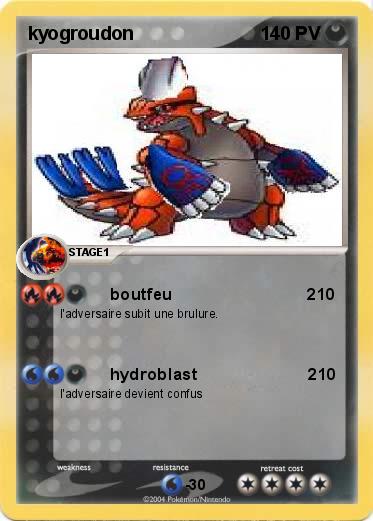 Pokemon kyogroudon