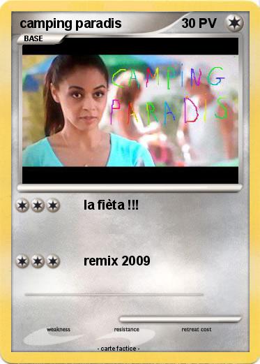 Pokemon camping paradis