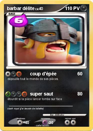 Pokemon barbar délite