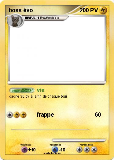 Pokemon boss évo