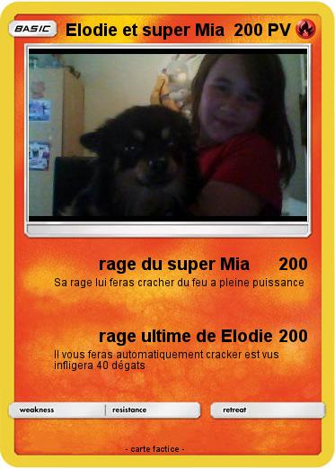 Pokemon Elodie et super Mia