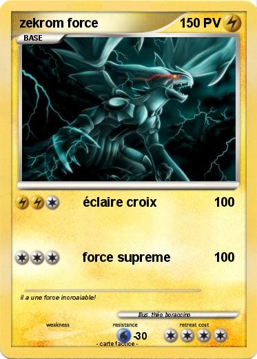 Pokemon zekrom force