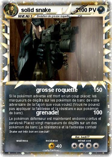 Pokemon solid snake                2