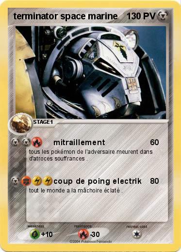 Pokemon terminator space marine