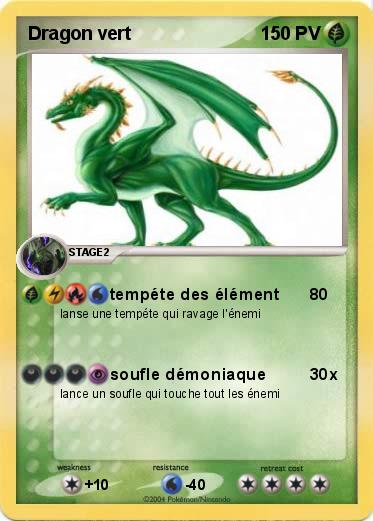 Pokemon Dragon vert