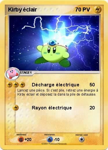 Pokemon Kirby éclair