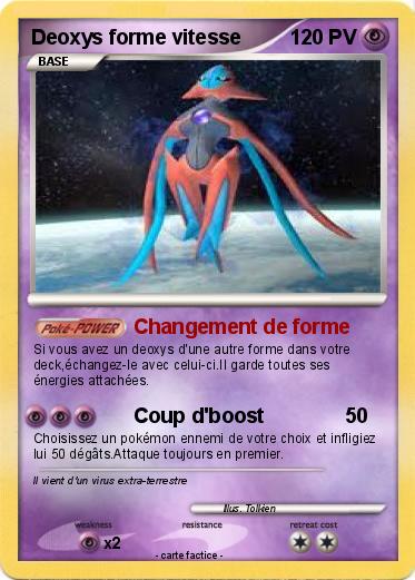 Pokemon Deoxys forme vitesse