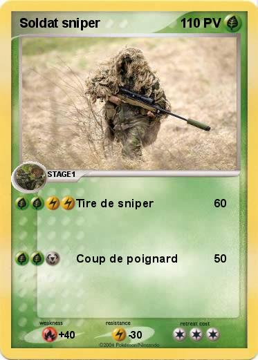 Pokemon Soldat sniper