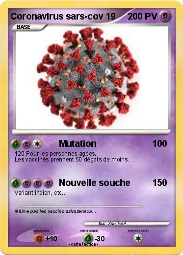 Pokemon Coronavirus sars-cov 19