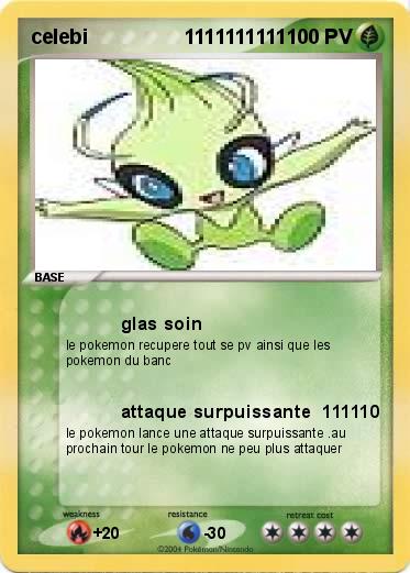 Pokemon celebi                 1111111111