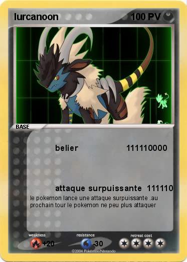 Pokemon lurcanoon