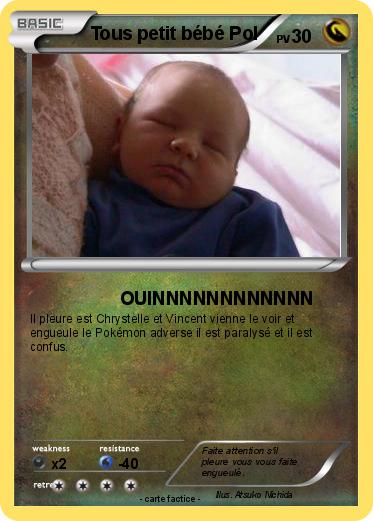 Pokemon Tous petit bébé Pol
