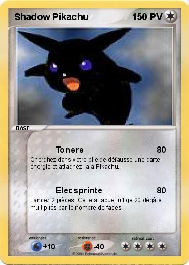 Pokemon Shadow Pikachu