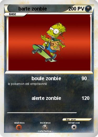 Pokemon barte zonbie