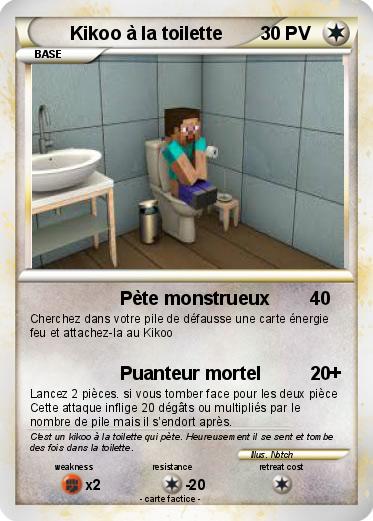 Pokemon Kikoo à la toilette