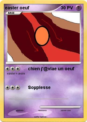 Pokemon easter oeuf