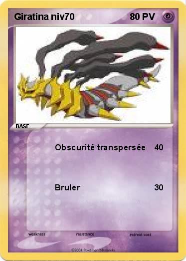 Pokemon Giratina niv70