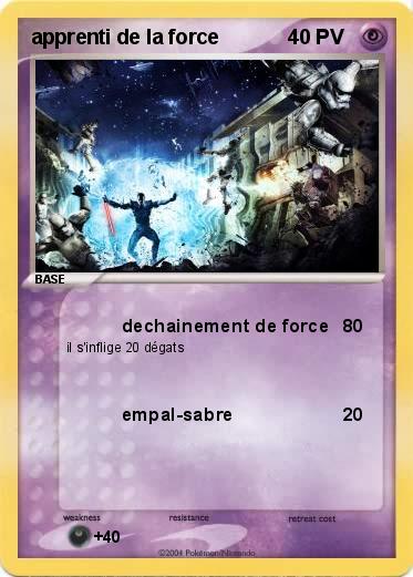 Pokemon apprenti de la force