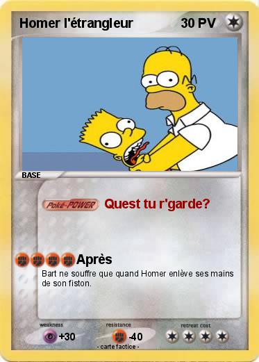 Pokemon Homer l'étrangleur
