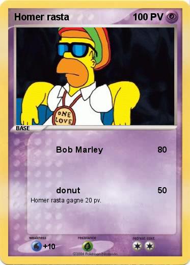 Pokemon Homer rasta