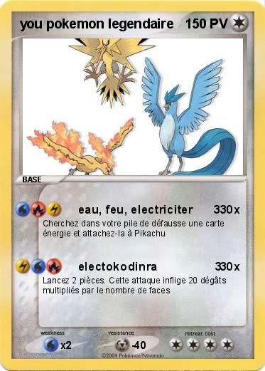 Pokemon you pokemon legendaire