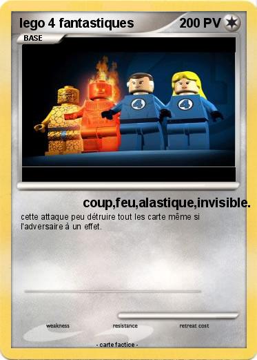 Pokemon lego 4 fantastiques