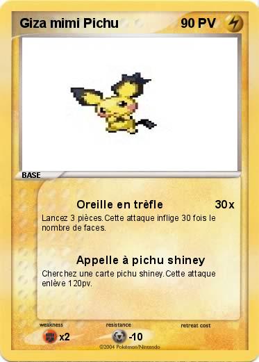 Pokemon Giza mimi Pichu