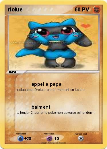 Pokemon riolue