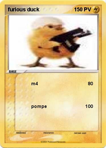 Pokemon furious duck                   