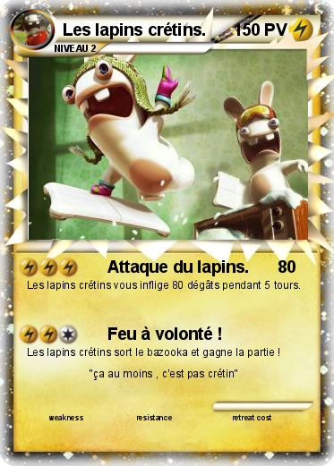 Pokemon Les lapins crétins.