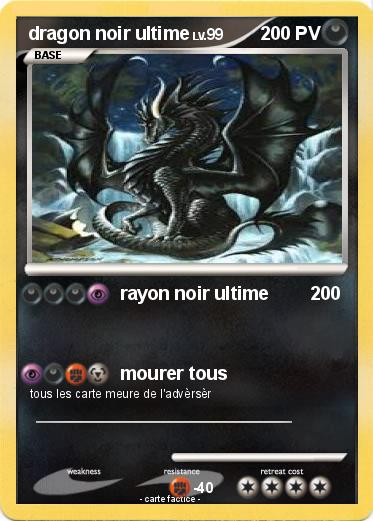 Pokemon dragon noir ultime