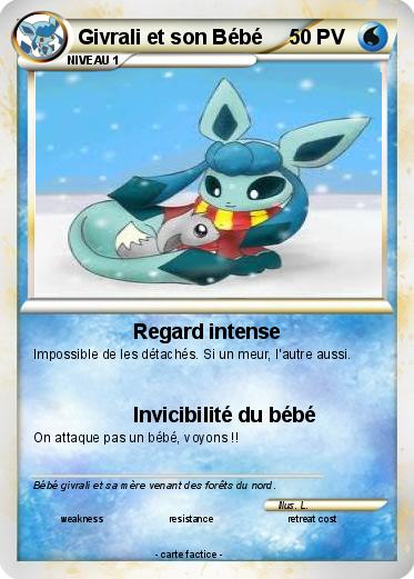 Pokemon Givrali et son Bébé