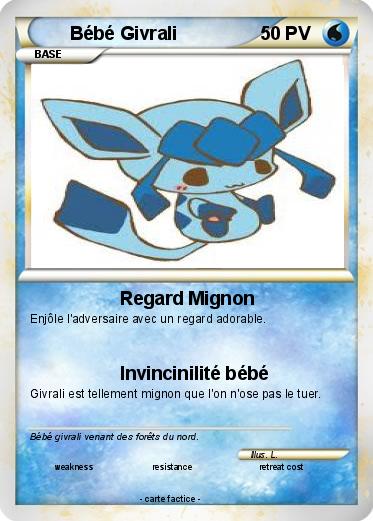 Pokemon Bébé Givrali