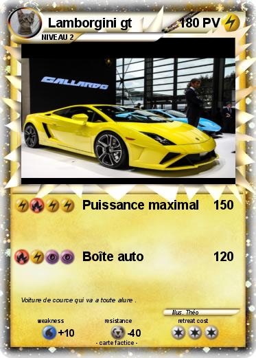 Pokemon Lamborgini gt