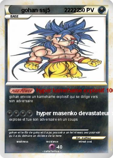 Pokemon gohan ssj5         22222