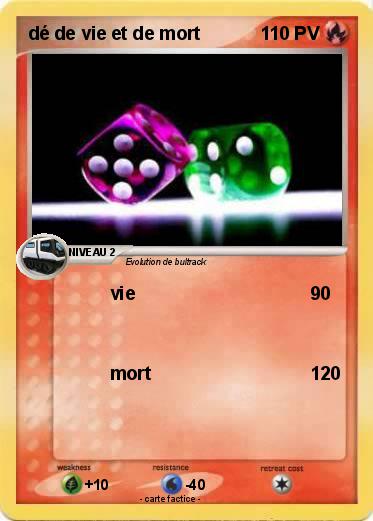 Pokemon dé de vie et de mort