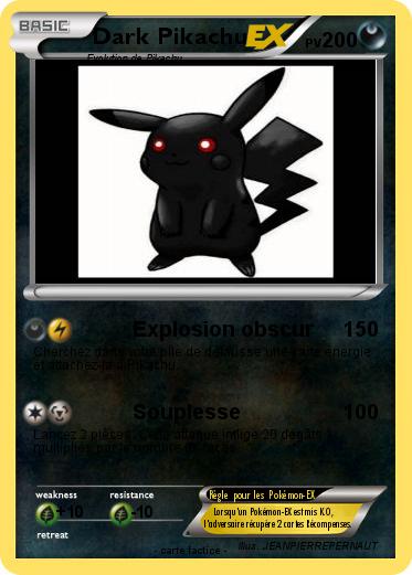 Pokemon Dark Pikachu
