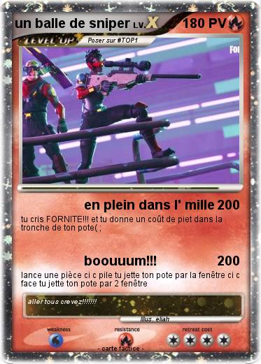 Pokemon un balle de sniper