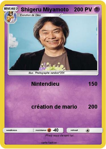 Pokemon Shigeru Miyamoto