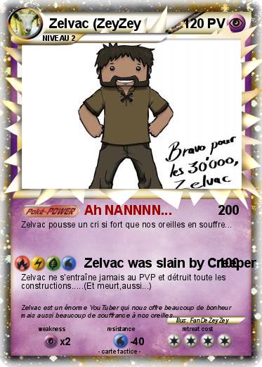 Pokemon Zelvac (ZeyZey