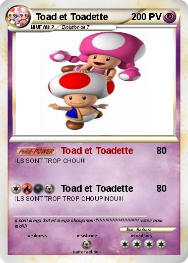 Pokemon Toad et Toadette