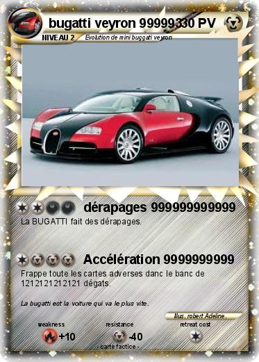 Pokemon bugatti veyron 999993