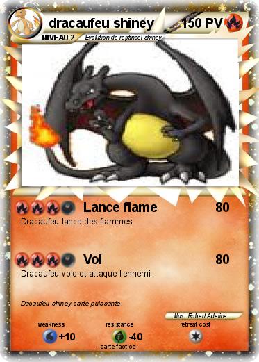 Pokemon dracaufeu shiney