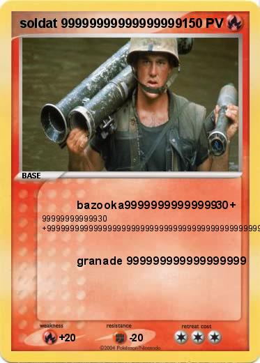 Pokemon soldat 99999999999999999
