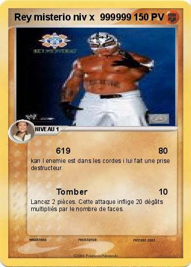 Pokemon Rey misterio niv x  999999