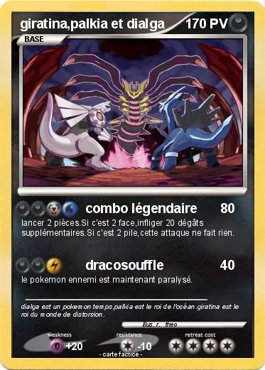 Pokemon giratina,palkia et dialga