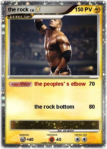 Pokemon the rock