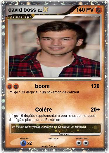 Pokemon david boss