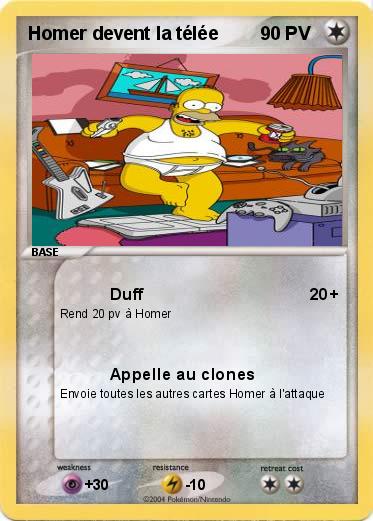 Pokemon Homer devent la télée