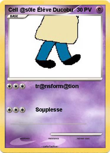 Pokemon Cell @s0le Élève Ducobu